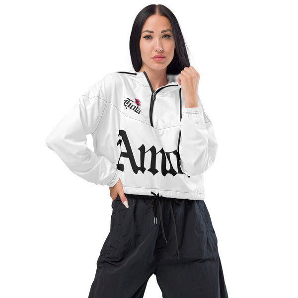 Hola Amor N.º 4 Cortavientos crop para mujer