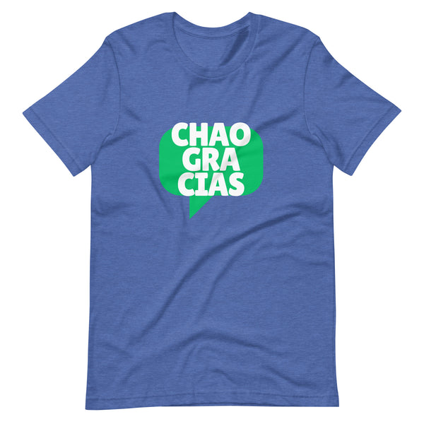 Chao Gracias Camiseta unisex N.º 1 Azul