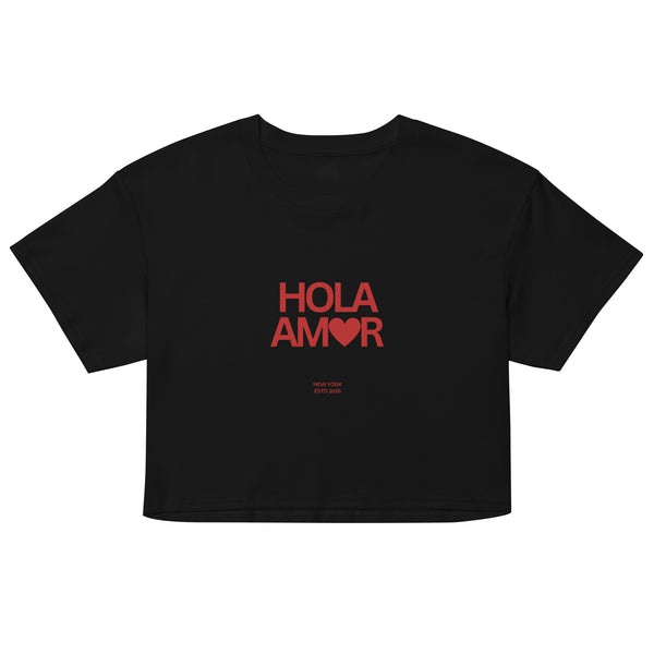 Hola Amor N.º 1 Crop top para mujer
