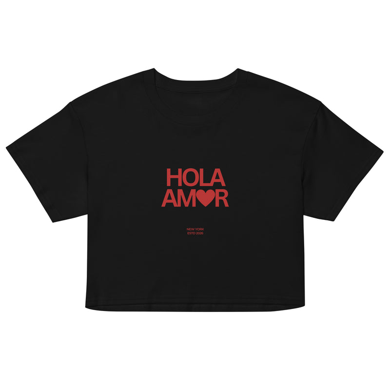 Hola Amor N.º 1 Crop top para mujer